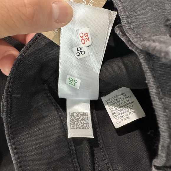 NWT Madewell Kick Out Full-Length Jeans Women's Sz 27 Black Flared NS919 - Picture 13 of 15